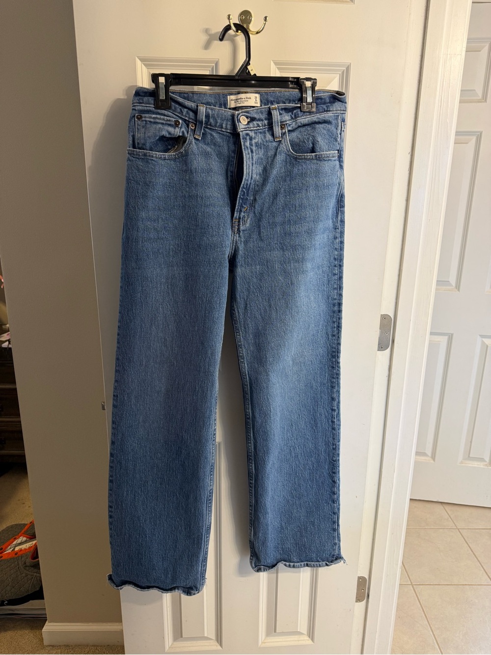 90s relaxed fit jeans high rise in medium Blue wash